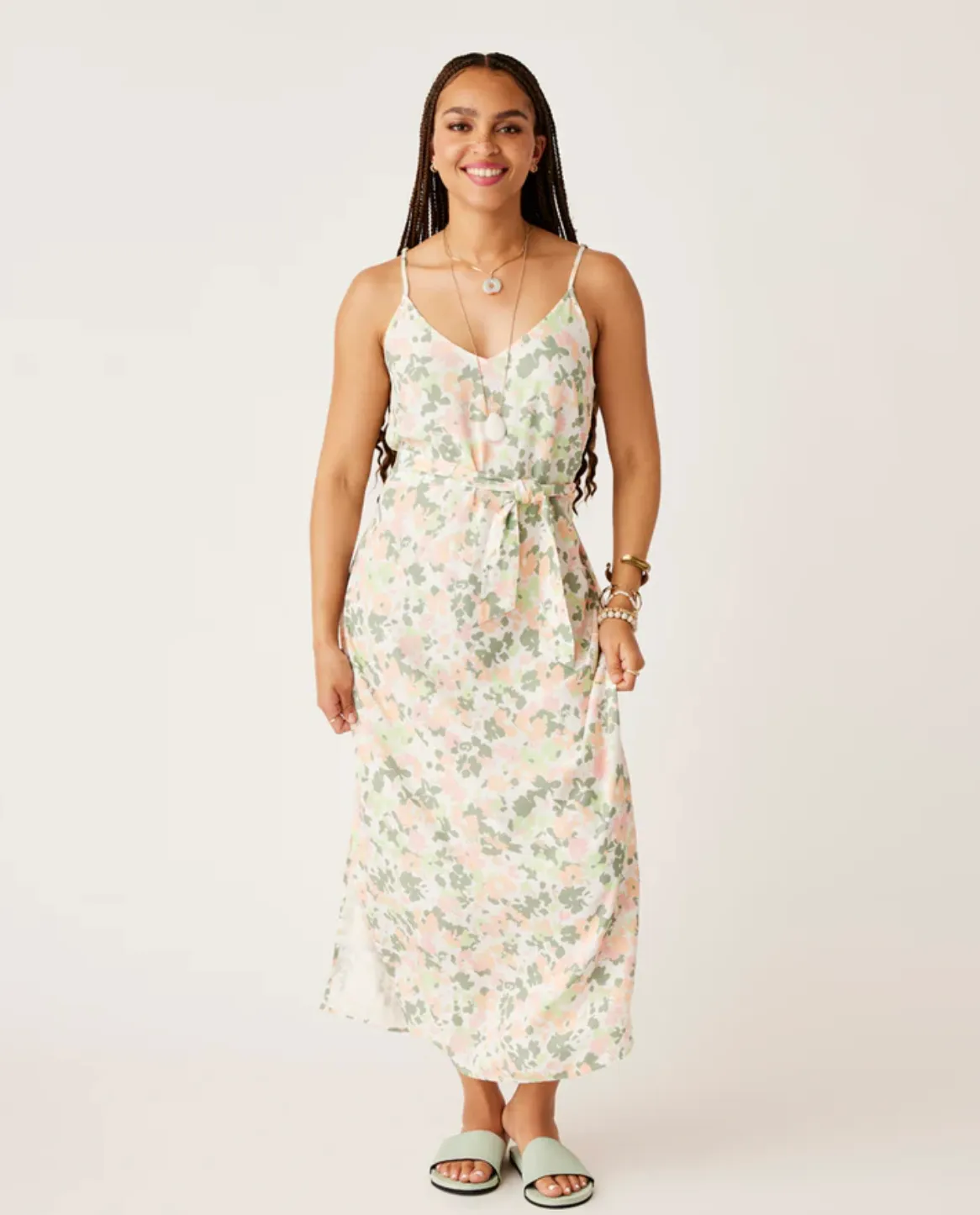 D Macy Dress - cloud wildflower