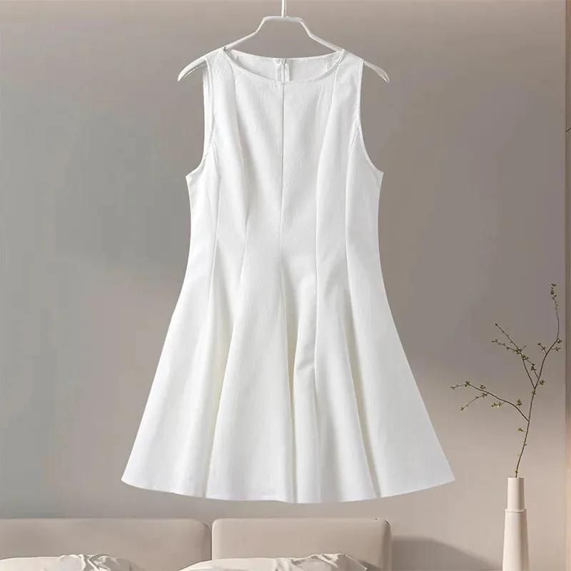 Frosted Bliss Pleated Dress
