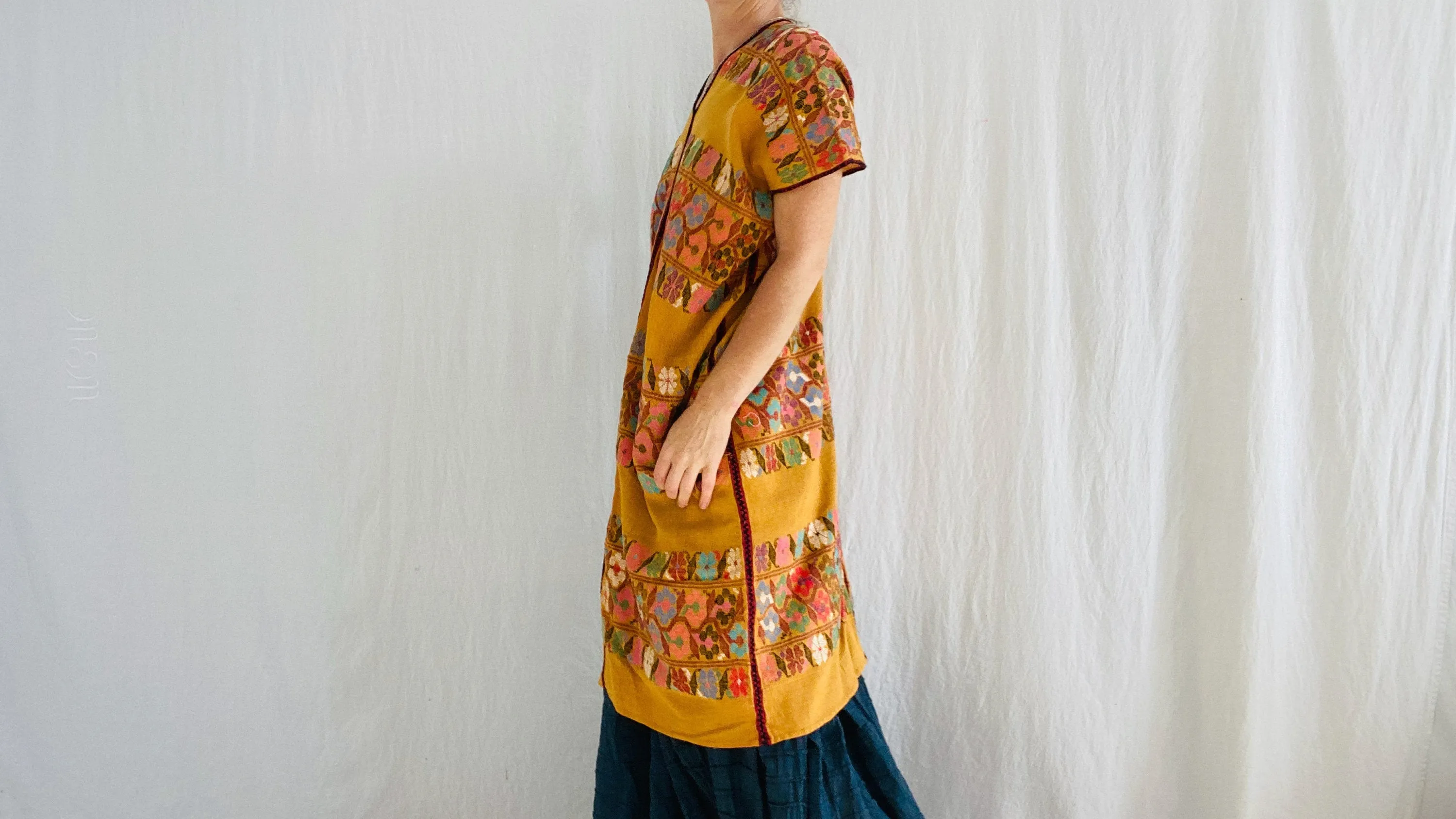 Hand Woven Amuzgo Huipil Dress. Guerrero, Mexico. Coyuchi. 0124