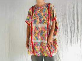 Hand Woven Amuzgo Huipil Dress. Very Fine. Guerrero, Mexico. Rare