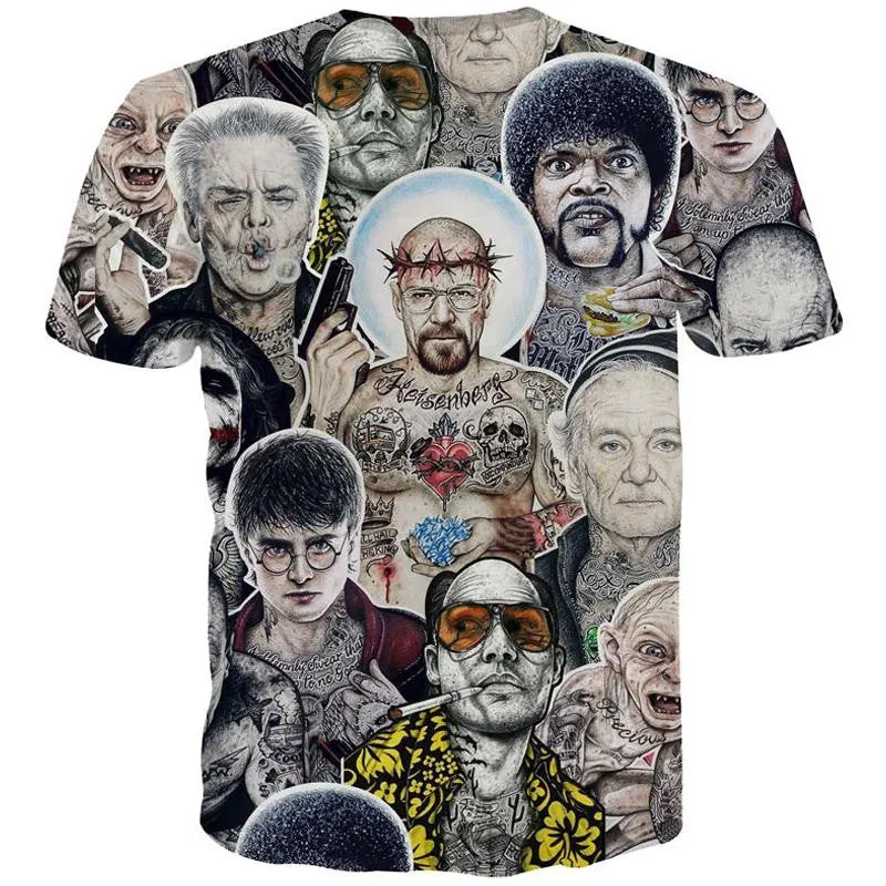 Men's 3D T-Shirt Walter White Meme
