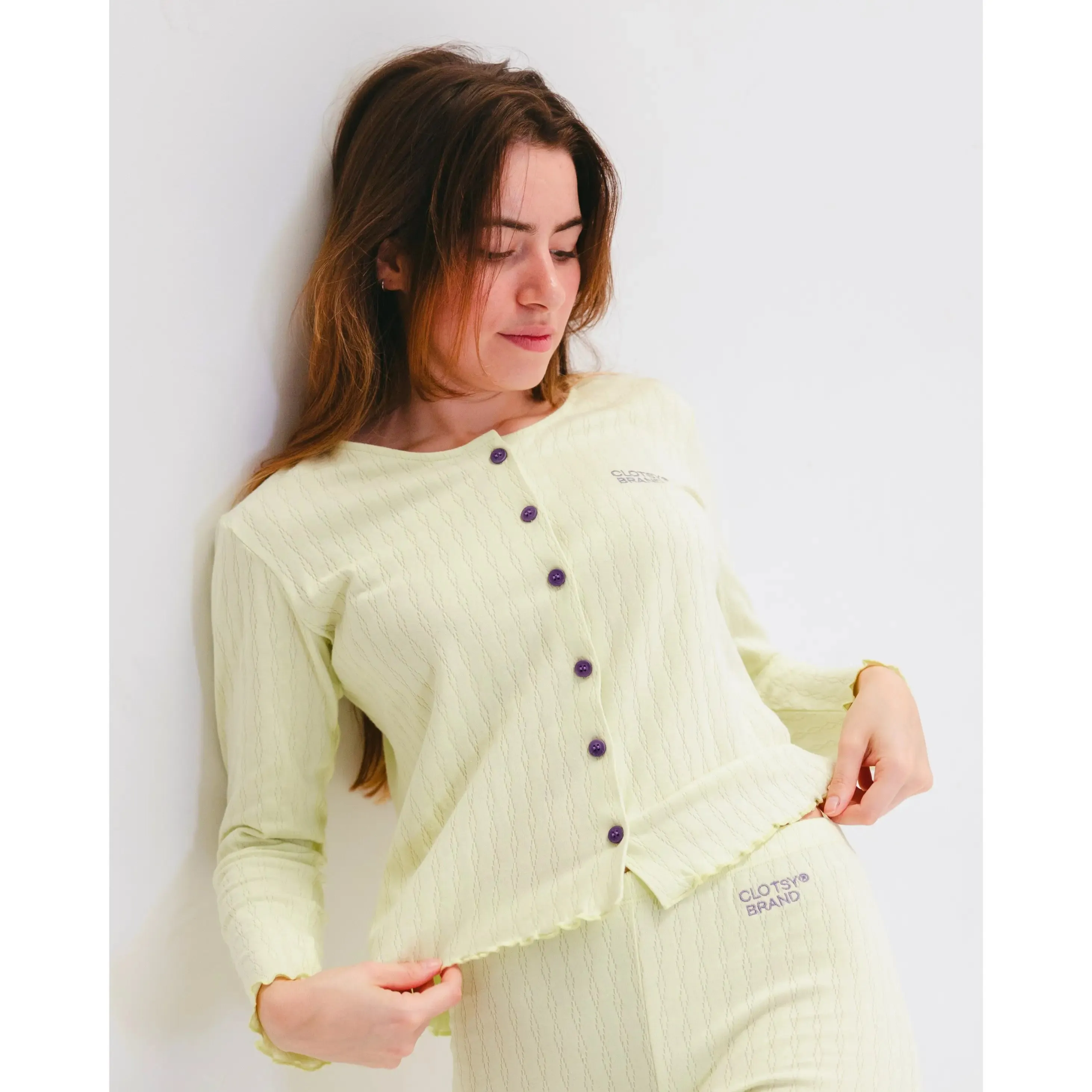 SelfCare Pyjama Lime Green