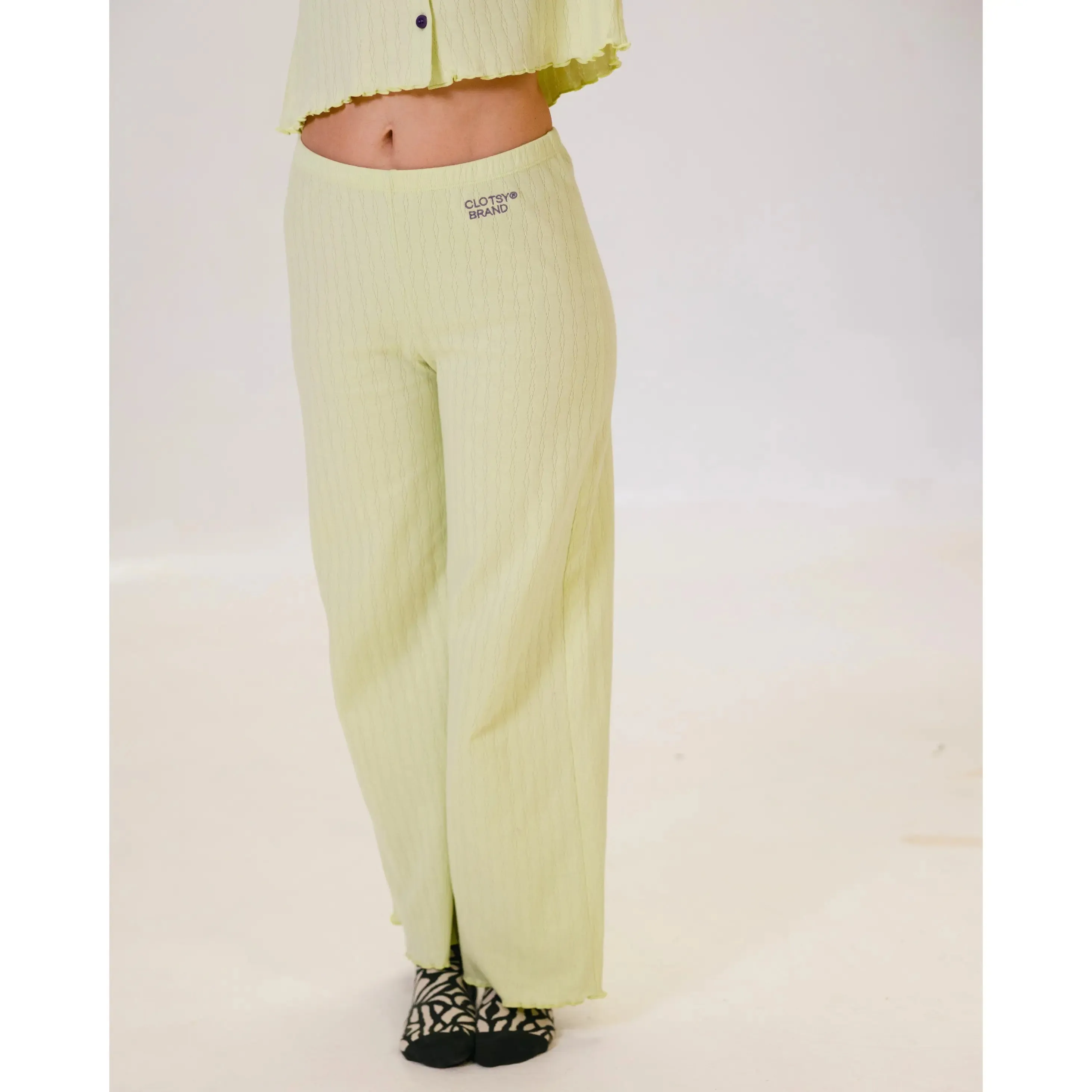SelfCare Pyjama Lime Green