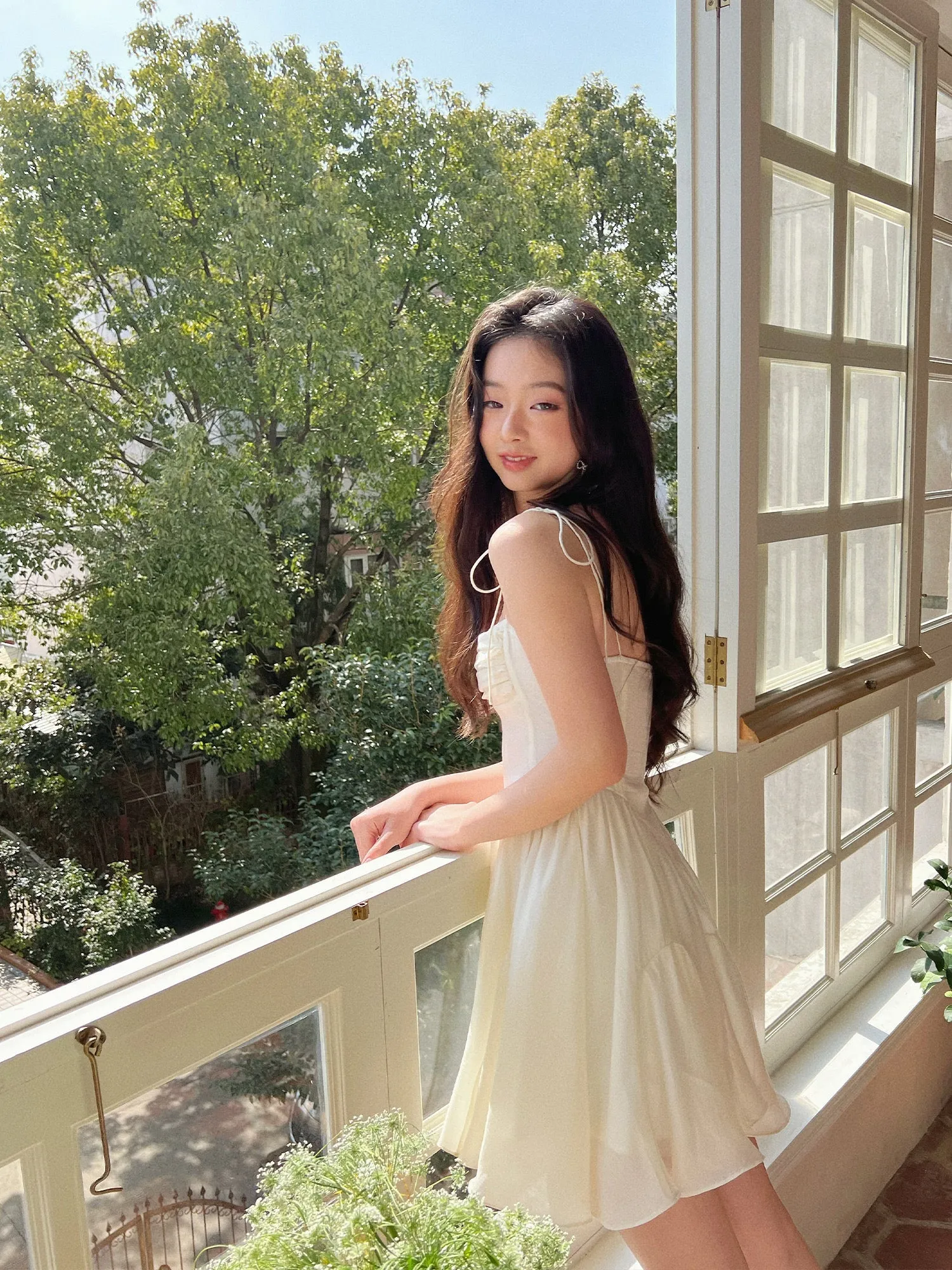 Silky Moonlight Mini Dress