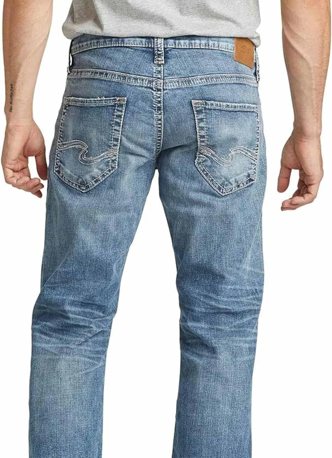 Silver Jeans Co. Men's Zac Relaxed Fit Straight Leg Jeans
