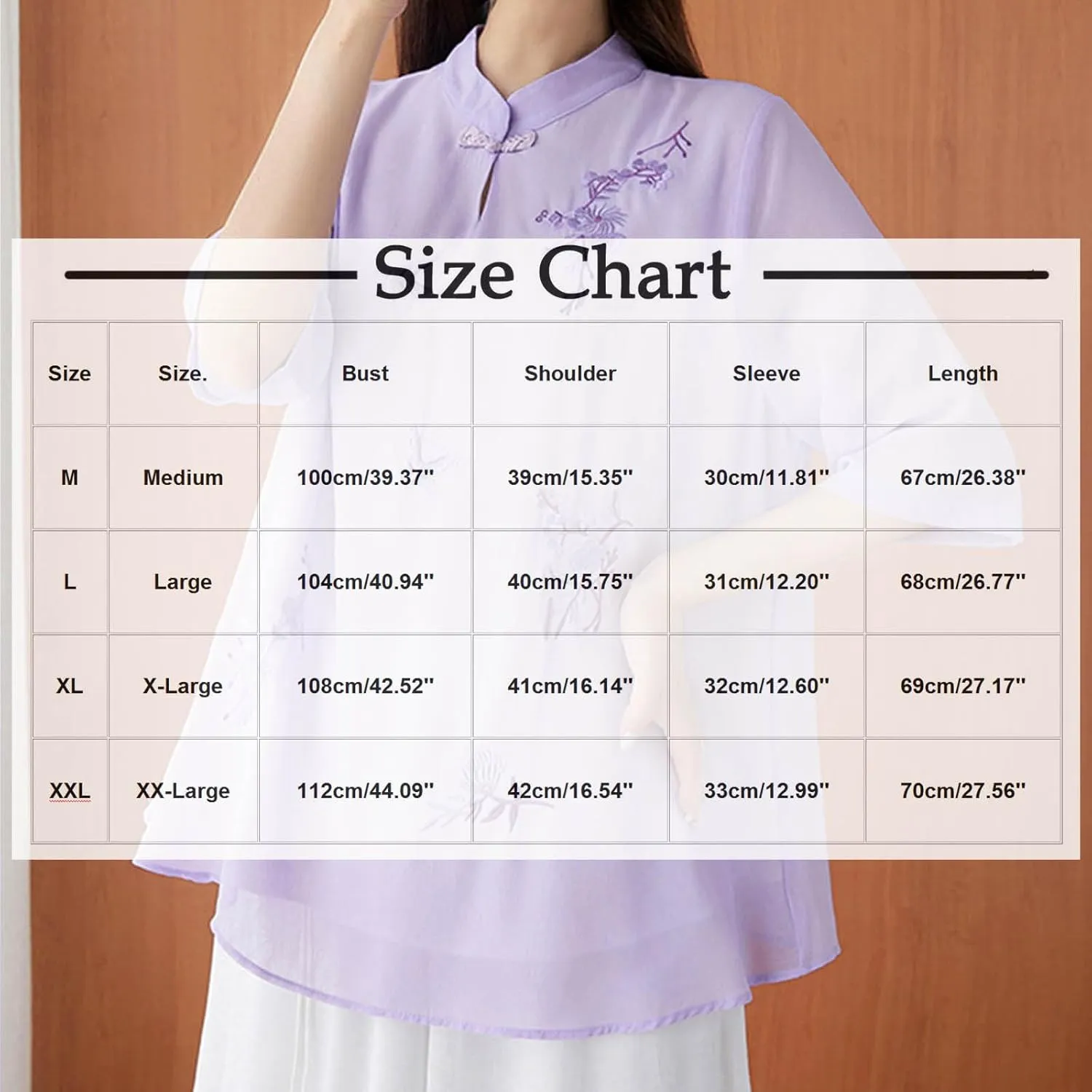 Women Summer Short Sleeve Vintage Chinese Frog Button Blouses Traditional Mandarin Collar Embroidered Top Tunic Shirts